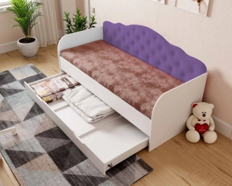 Кровать подростковая диванчик Viorina DEKO Sofia с ящиком 190×80 см Lilac/Фиолетовый - Фото 4