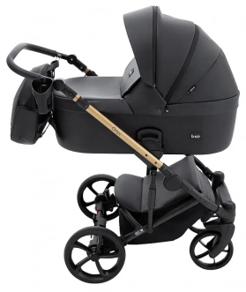 Коляска 2 в 1 Bair Onyx ECO OE-01, екошкіра Чорний - Фото 7