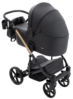 Коляска 2 в 1 Bair Onyx ECO OE-01, екошкіра Чорний - Фото 8