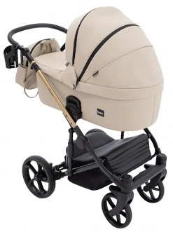 Коляска 2 в 1 Bair Onyx ECO OE-41, екокожа Бежевый - Фото 6