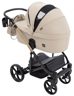 Коляска 2 в 1 Bair Onyx ECO OE-41, екокожа Бежевый - Фото 7