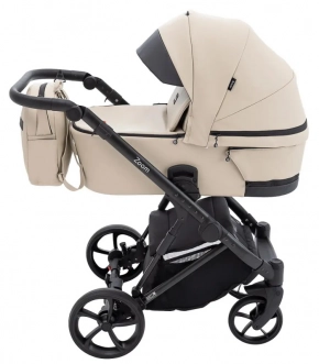 Универсальная коляска 2 в 1, Экокожа - Bair Zoom ECO ZE-41 (Бежевый) - Фото 3