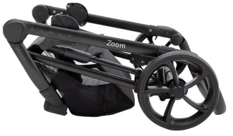 Универсальная коляска 2 в 1, Экокожа - Bair Zoom ECO ZE-47 (Темно-Серый) - Фото 8