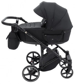 Коляска 2 в 1 Adamex Zico Lux TK-53 Черный - Фото 1