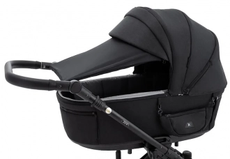Коляска 2 в 1 Adamex Zico Lux TK-53 Черный - Фото 7