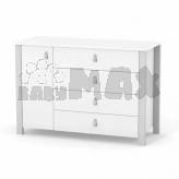 Комод пеленальный Верес Монако 120 см Бело-серый