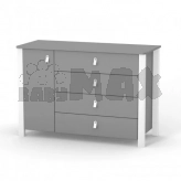 Комод пеленальный Верес Монако 120 см Графит