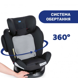 Автокресло 0+/1/2/3 (0-36 кг) - Chicco Unico Plus Air (Черный) - Фото 12