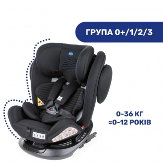 Автокресло 0+/1/2/3 (0-36 кг) - Chicco Unico Plus Air (Черный) - Фото 14