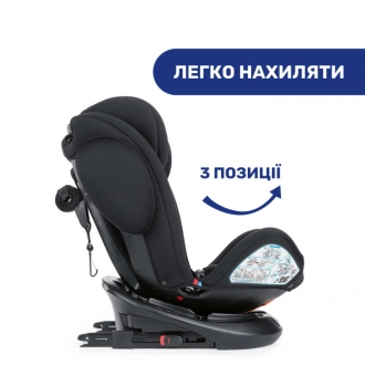 Автокресло 0+/1/2/3 (0-36 кг) - Chicco Unico Plus Air (Черный) - Фото 1