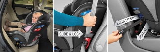 Автокресло 0+/1/2/3 (0-30 кг) - Chicco NextFit Zip Max Air (Черный) - Фото 3
