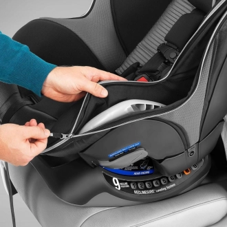 Автокресло 0+/1/2/3 (0-30 кг) - Chicco NextFit Zip Max Air (Черный) - Фото 5