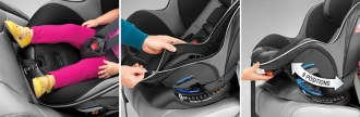 Автокресло 0+/1/2/3 (0-30 кг) - Chicco NextFit Zip Max Air (Черный) - Фото 7
