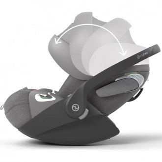 Автокресло 0+ (0-13 кг) - Cybex Cloud T i-Size Comfort Sepia Black (Черный) - Фото 15
