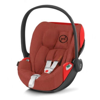 Автокресло 0+ (0-13 кг) - Cybex Cloud Z2 i-Size Autumn Gold Plus (Красный) - Фото 18