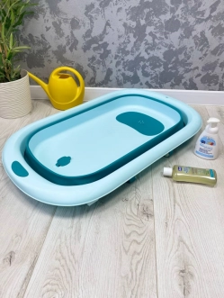 Ванночка складная детская El Camino Bath ME 1108 80 см Бирюзовый - Фото 2