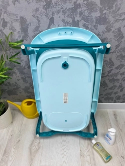 Ванночка складная детская El Camino Bath ME 1108 80 см Бирюзовый - Фото 3