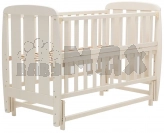 Кроватка детская Дубик-М Шарик с маятником 120×60 см Слоновая кость