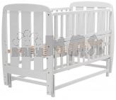 Кроватка детская Дубик-М Шарик с маятником 120×60 см Серый