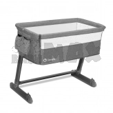 Кроватка приставная Lionelo Theo Grey Stone Natural/Серый