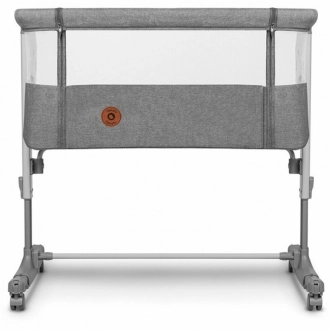 Кроватка приставная 3 в 1 Lionelo Aurora Gray Concrete/Серый - Фото 4