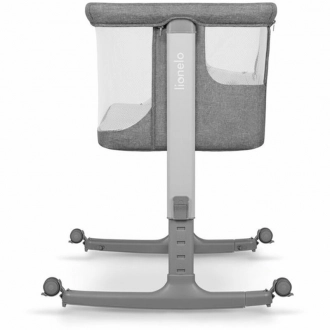 Кроватка приставная 3 в 1 Lionelo Aurora Gray Concrete/Серый - Фото 8