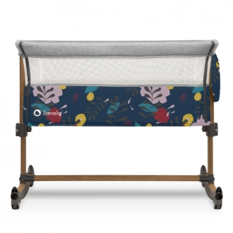 Кроватка приставная Lionelo Leonie Blue Navy/Синий - Фото 10