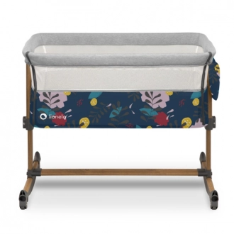 Кроватка приставная Lionelo Leonie Blue Navy/Синий - Фото 13