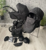 Коляска 2 в 1 Adamex Vasco TK-53 Черный