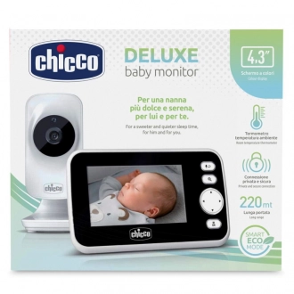 Цифровая видеоняня Chicco - Video Baby Monitor Deluxe (Белый) - Фото 5