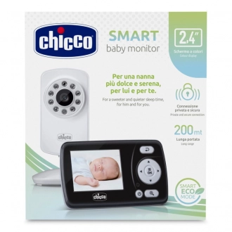 Цифровая видеоняня Chicco - Video Baby Monitor Smart (Белый) - Фото 3