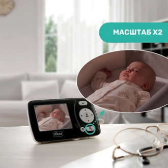 Цифровая видеоняня Chicco - Video Baby Monitor Smart (Белый) - Фото 4
