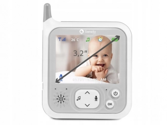 Видеоняня Lionelo BabyLine 7.1 Белый - Фото 2