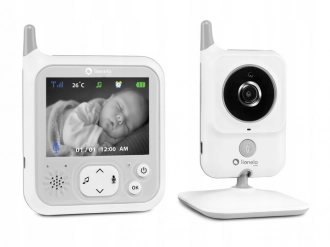Видеоняня Lionelo BabyLine 7.1 Белый - Фото 3