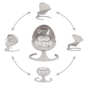 Центр укачивающий Kidwell Luxi Light Melange/Светло-серый - Фото 3