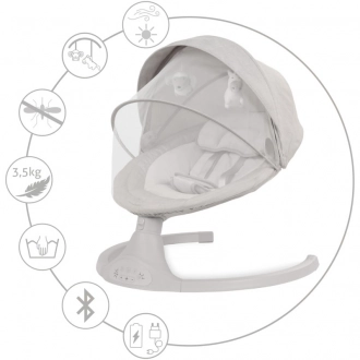 Центр укачивающий Kidwell Luxi Light Melange/Светло-серый - Фото 5