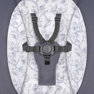 Шезлонг качалка Lionelo Ralf Grey White/Серый - Фото 8