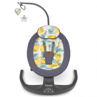 Шезлонг качалка Lionelo Ralf Grey Concrete Темно-серий - Фото 2