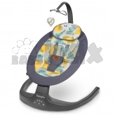 Шезлонг качалка Lionelo Ralf Grey Concrete Темно-серий