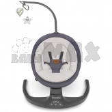 Шезлонг качалка Lionelo Ralf Grey Graphite/Графит