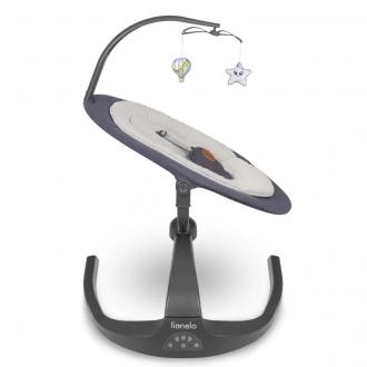 Шезлонг качалка Lionelo Rina Grey Concrete Серый - Фото 6