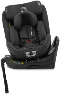 Автокрісло 0+/1/2/3 (0-36 кг) - Sesttino Shiver I-Size Isofix (Чорний) - Фото 11