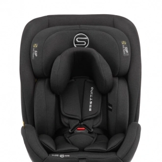 Автокрісло 0+/1/2/3 (0-36 кг) - Sesttino Shiver I-Size Isofix (Чорний) - Фото 2