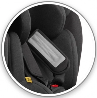 Автокрісло 0+/1/2/3 (0-36 кг) - Sesttino Shiver I-Size Isofix (Чорний) - Фото 5