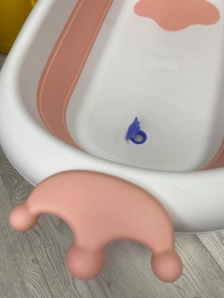 Ванночка складная детская El Camino Bath ME 1105 Crown Coral 80 см Powder/Розовый - Фото 1