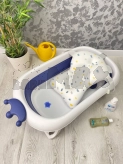 Ванночка складная детская El Camino Bath ME 1105 Crown 80 см Deep Blue/Синий