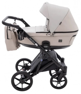 Коляска 2 в 1 Bair Kiwi Plus ECO BKP-32/33, екокожа Бежевый/капучино - Фото 1