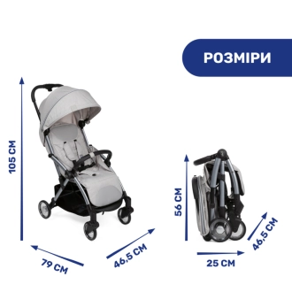 Прогулочная коляска - Chicco Goody Plus (Серый) - Фото 2