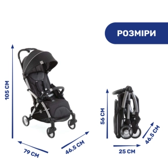 Коляска прогулочная Chicco Goody Plus Черный - Фото 5
