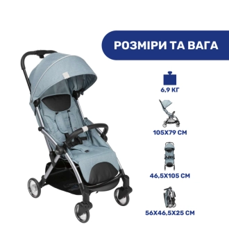 Прогулочная коляска - Chicco Goody Plus (Бирюзовый) - Фото 5